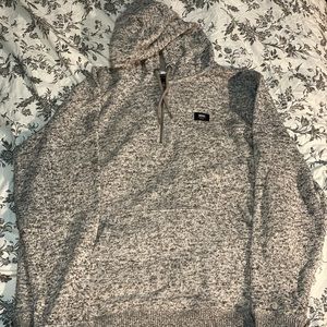 VANS Men’s Partial Zip Pullover Hoodie XL (Gray)